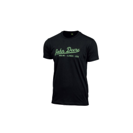 T-shirt noir John Deere