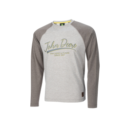 John Deere tofarvet langærmet