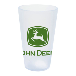 Bicchiere da birra traslucido in silicone John Deere