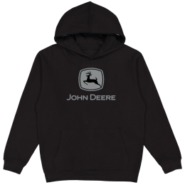 Adult Hooded Black Sweatshirt