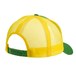 Cappellino camionista verde e giallo