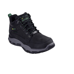 Scarponcino allacciato con punta a mocassino in pelle sopra la caviglia impermeabile John Deere