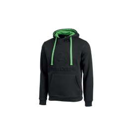 Sweatshirt à capuche avec logo en relief
