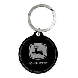 Okrągły brelok do kluczy „John Deere — Logo”