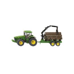 Trattore 8430 John Deere con rimorchio forestale