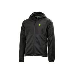 Chaqueta negra de lana