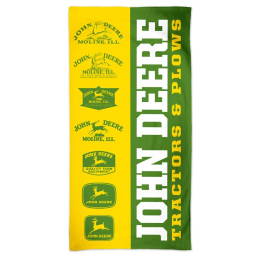Badehåndklæde med John Deere retrologo