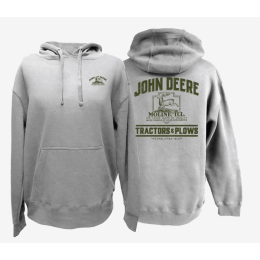 Hooded Sweatshirt with 'tractors and plows' logo