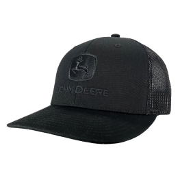 Cappellino a rete nero John Deere
