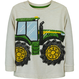 Sweatshirt para crianças com desenho de trator