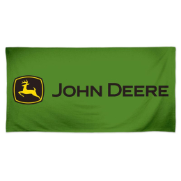 Toalla de playa con el logotipo John Deere