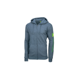 John Deere fleece hættetrøje med lynlås
