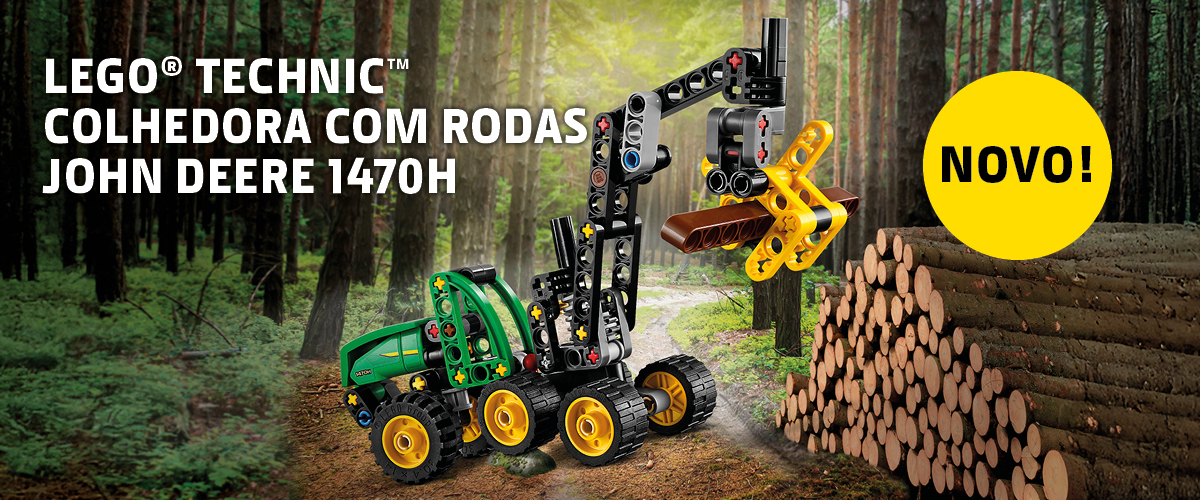 New Lego Technic John Deere Harvester