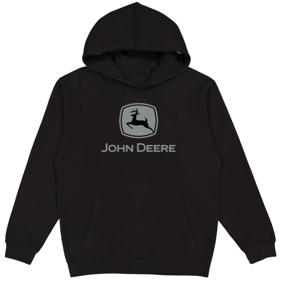 Adult Hooded Black Sweatshirt