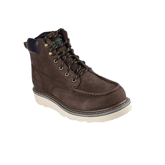 John Deere Lace Up Padded Collar Boot