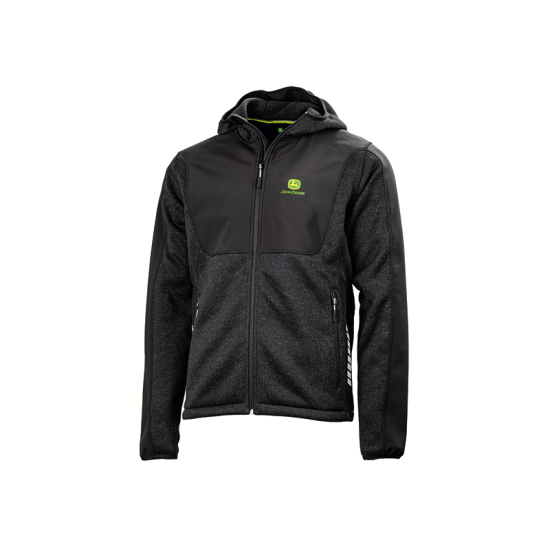 Chaqueta negra de lana