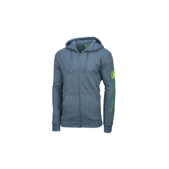Sweat à capuche en polaire à fermeture éclair John Deere