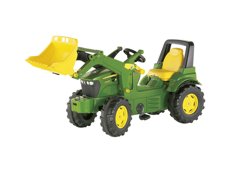 Rolly Toys RollyFarmtrac Premium 720033 Tracteur à pédale pour enfants de 3 à 8 ans, pneus silencieux, siège réglable en longueur et en hauteur