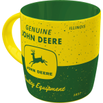 Tazza in ceramica gialla e verde