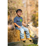 T-shirt blu scuro John Deere