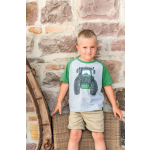 T-shirt per bambini Trattore che si avvicina e che se ne va