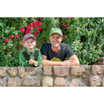 Cappellino John Deere per bambini con parte posteriore in rete