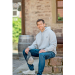 Hooded Sweatshirt with 'tractors and plows' logo