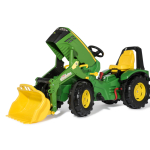 Trattore rollyX-Trac John Deere 8400R con caricatore frontale, cambio a due marce e freno