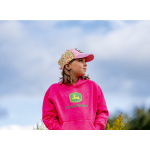 Felpa John Deere con cappuccio