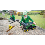 Cappellino John Deere per bambini con parte posteriore in rete