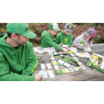 Cappellino John Deere per bambini con parte posteriore in rete