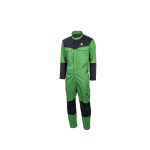 Tuta da campo verde con zip