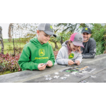 Cappellino John Deere per bambini con parte posteriore in rete