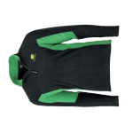 Giacca da campo in pile John Deere con zip corta