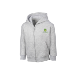 Felpa per neonati John Deere in pile con cappuccio e zip