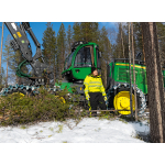 Berretto nero John Deere