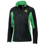 John Deere Fleece-Feldjacke mit halblangem Reißverschluss für Frauen