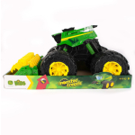 Mietitrebbia in scala gigante con battistrada Monster John Deere