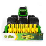 Mietitrebbia in scala gigante con battistrada Monster John Deere