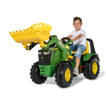 Trattore rollyX-Trac John Deere 8400R con caricatore frontale, cambio a due marce e freno