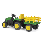 Trattore John Deere Farm Power con rimorchio