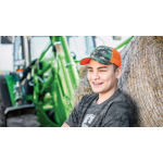 Casquette avec arrière en filet de marque commerciale John Deere