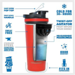 John Deere -sekoituspullo, ruostumatonta terästä