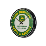 Orologio da parete "Farm Equipment Parts & Service"