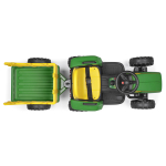 Trattore John Deere Farm Power con rimorchio
