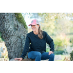 Felpa con logo in rilievo