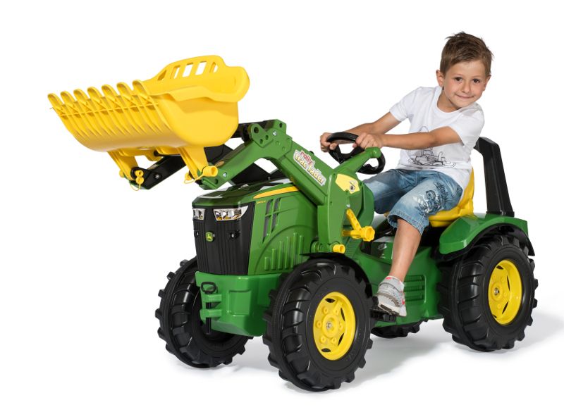 Pence Sociaal Actief rollyX-Trac John Deere tractor 8400R met voorlader