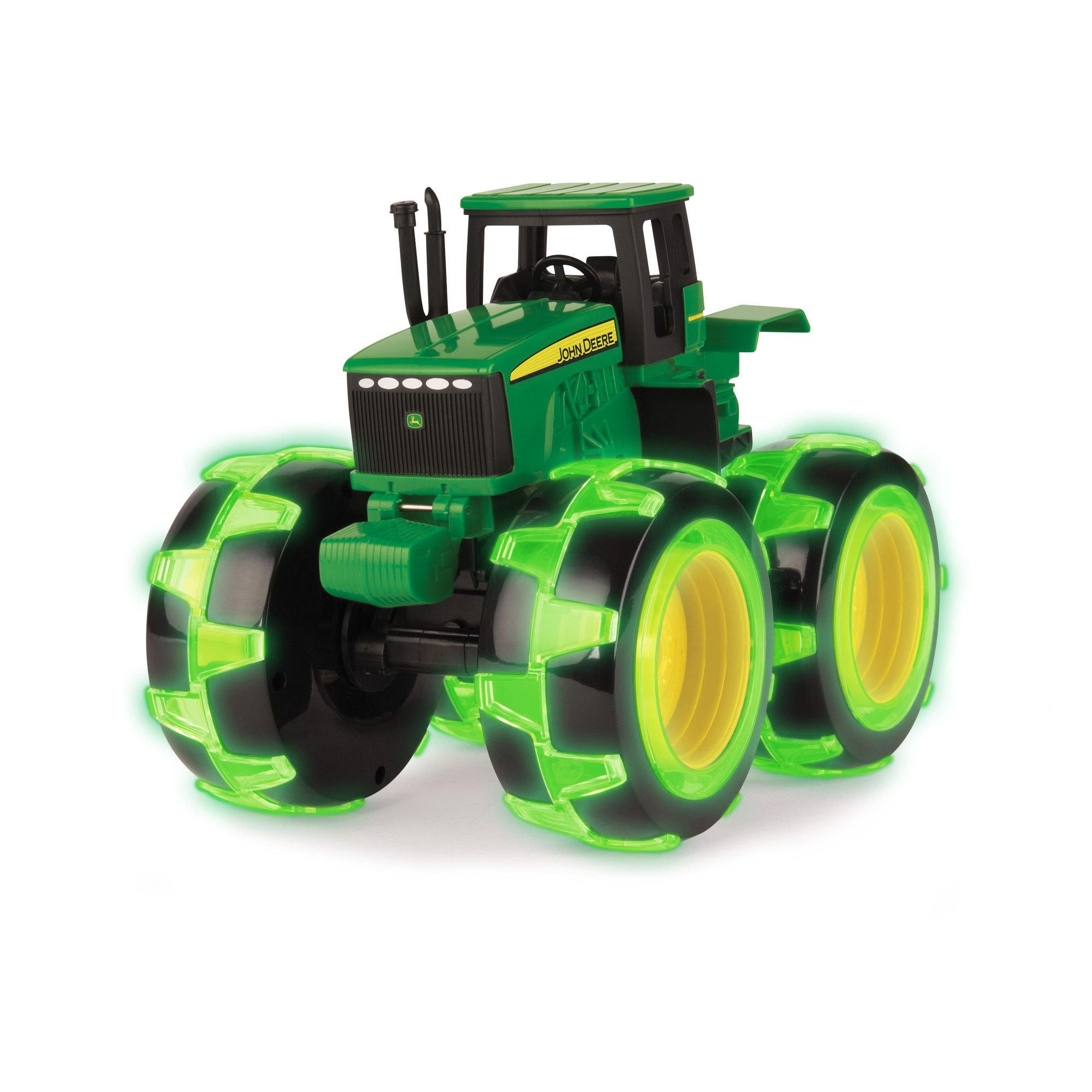 Grüner und schwarzer ferngesteuerter Traktor