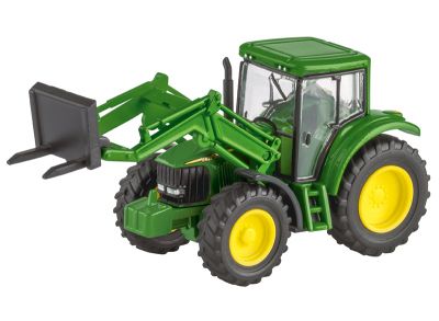 John Deere 6820R traktor med frontgafler