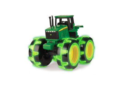 Monster-Traktor mit Leuchtreifen